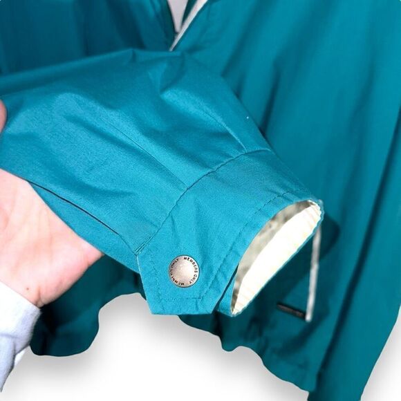 Members Only 90s Green Full Zip Bomber Jacket Sz L - Picture 9 of 10